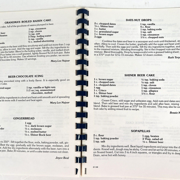 A Taste of Texas Cookbook Shiner Texas Cooking With Beer 8th Printing Nov 1994 - Picture 10 of 12